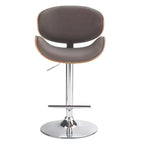 Tabouret de bar Avondale Bentwood à hauteur réglable et vérin à gaz - WyndenHall