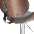 Tabouret de bar Avondale Bentwood à hauteur réglable et vérin à gaz - WyndenHall
