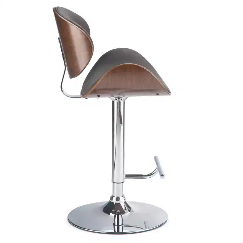 Tabouret de bar Avondale Bentwood à hauteur réglable et vérin à gaz - WyndenHall