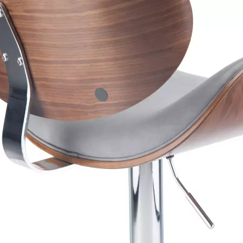 Tabouret de bar Avondale Bentwood à hauteur réglable et vérin à gaz - WyndenHall