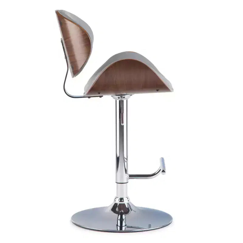 Tabouret de bar Avondale Bentwood à hauteur réglable et vérin à gaz - WyndenHall
