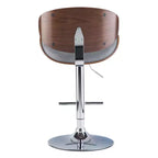 Tabouret de bar Avondale Bentwood à hauteur réglable et vérin à gaz - WyndenHall