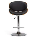 Tabouret de bar Avondale Bentwood à hauteur réglable et vérin à gaz - WyndenHall