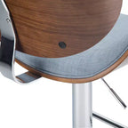 Tabouret de bar Avondale Bentwood à hauteur réglable et vérin à gaz - WyndenHall