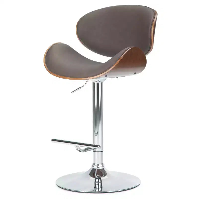 Tabouret de bar Avondale Bentwood à hauteur réglable et vérin à gaz - WyndenHall