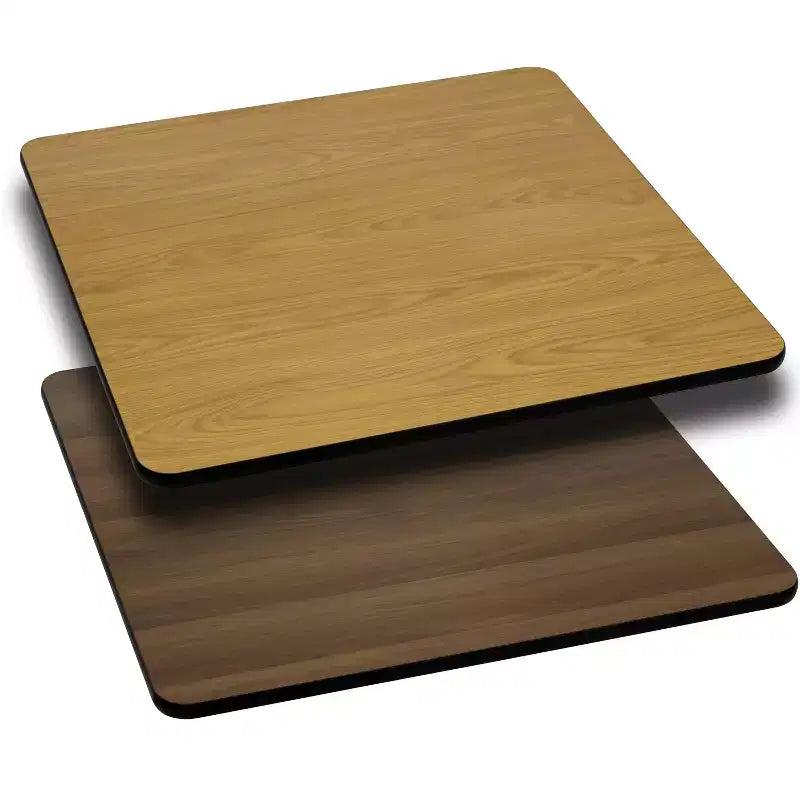 Flash Furniture Plateau de table carré de 36 po avec dessus réversible en stratifié