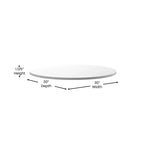 Dessus de table rond Flash Furniture de 30 po avec dessus stratifié réversible