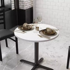 Dessus de table rond Flash Furniture de 30 po avec dessus stratifié réversible