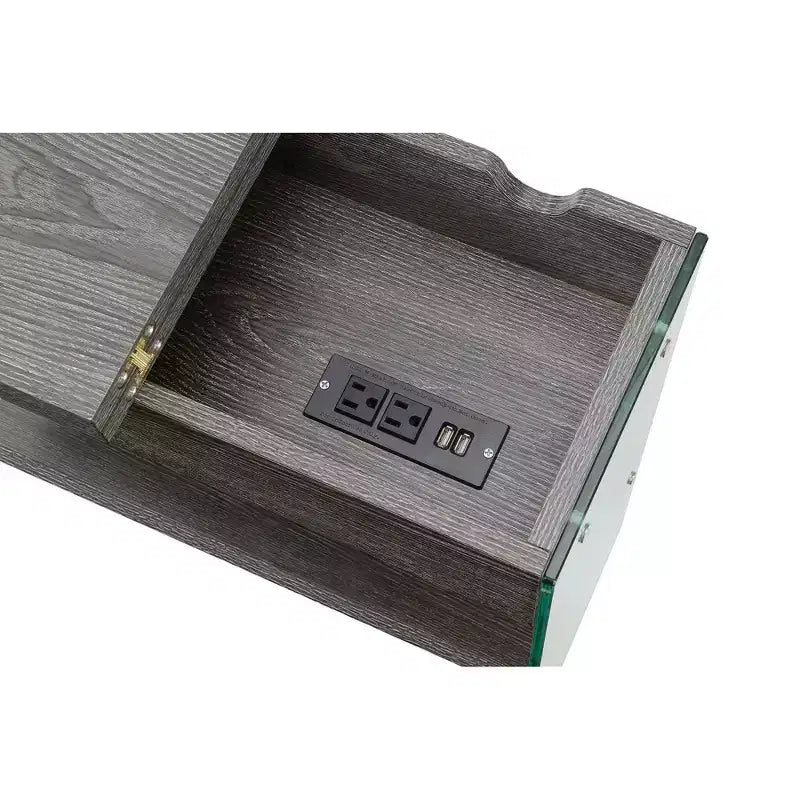 Table d'appoint relevable Soho avec station de charge - Breighton Home