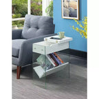 Table d'appoint relevable Soho avec station de charge - Breighton Home