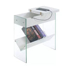 Table d'appoint relevable Soho avec station de charge - Breighton Home