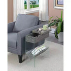 Table d'appoint relevable Soho avec station de charge - Breighton Home