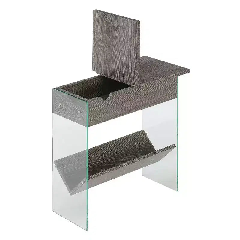 Table d'appoint relevable Soho avec station de charge - Breighton Home