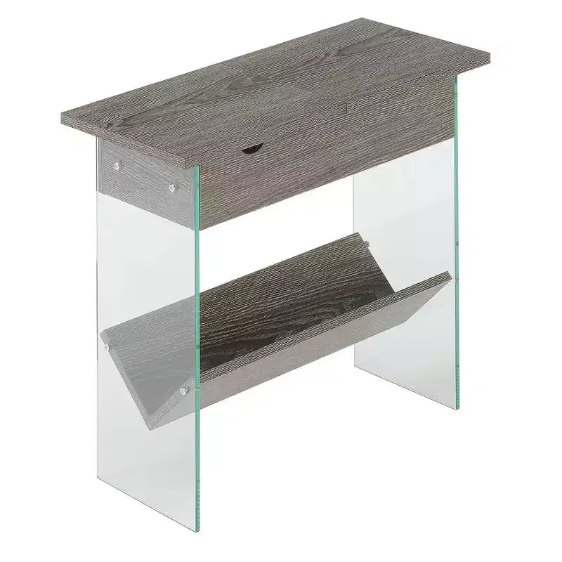 Table d'appoint relevable Soho avec station de charge - Breighton Home