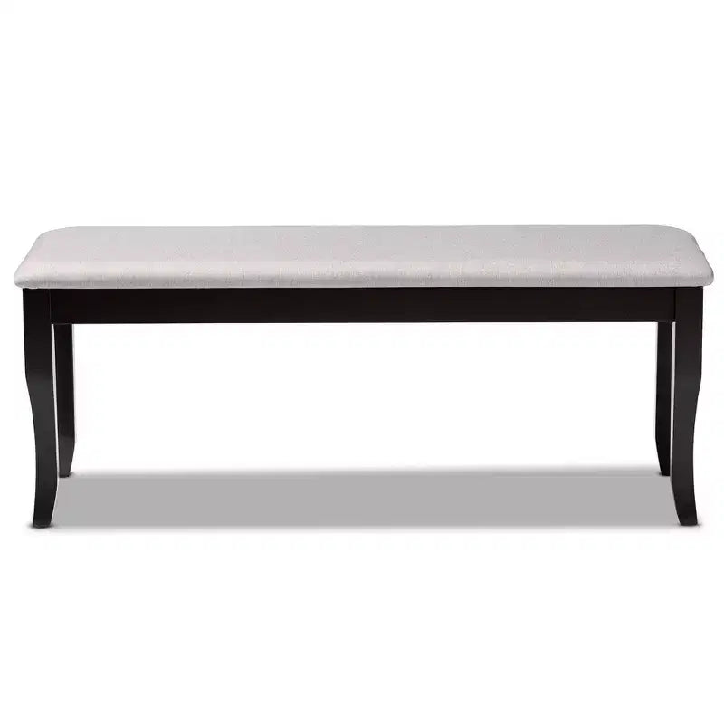 Banc de salle à manger en bois rembourré Cornelie - Baxton Studio