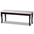 Banc de salle à manger en bois rembourré Cornelie - Baxton Studio