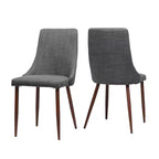 Lot de 2 chaises de salle à manger Sabina de style Mid-Century - Christopher Knight Home