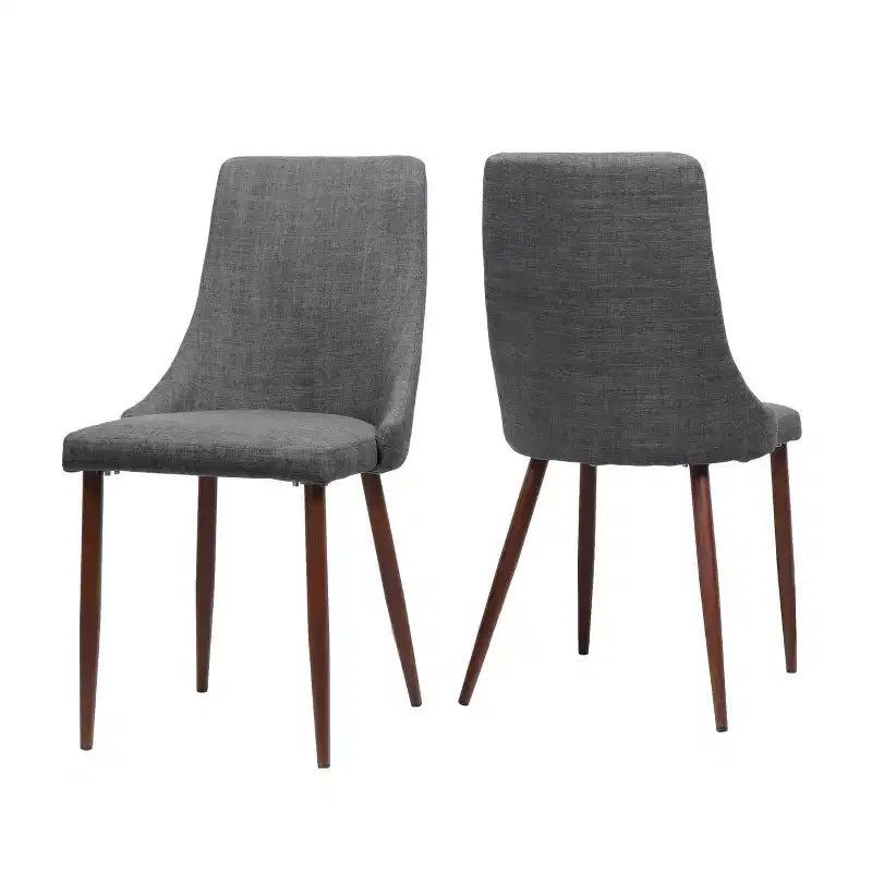 Lot de 2 chaises de salle à manger Sabina de style Mid-Century - Christopher Knight Home