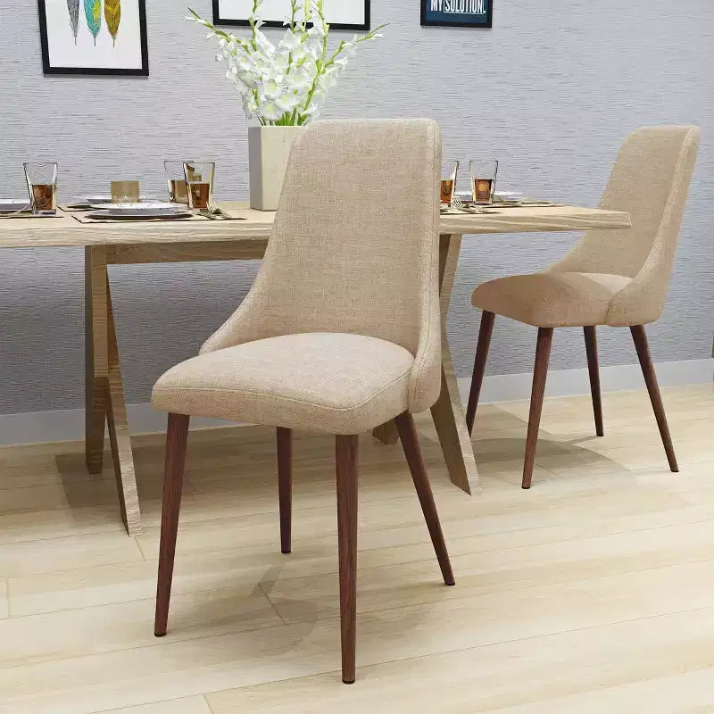 Lot de 2 chaises de salle à manger Sabina de style Mid-Century - Christopher Knight Home