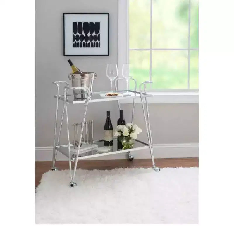 Chariot de bar Mid-Century Modern - Linon
