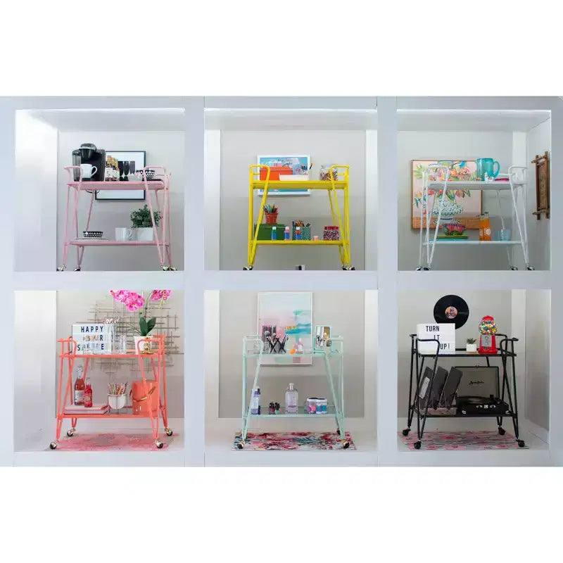 Chariot de bar Mid-Century Modern - Linon