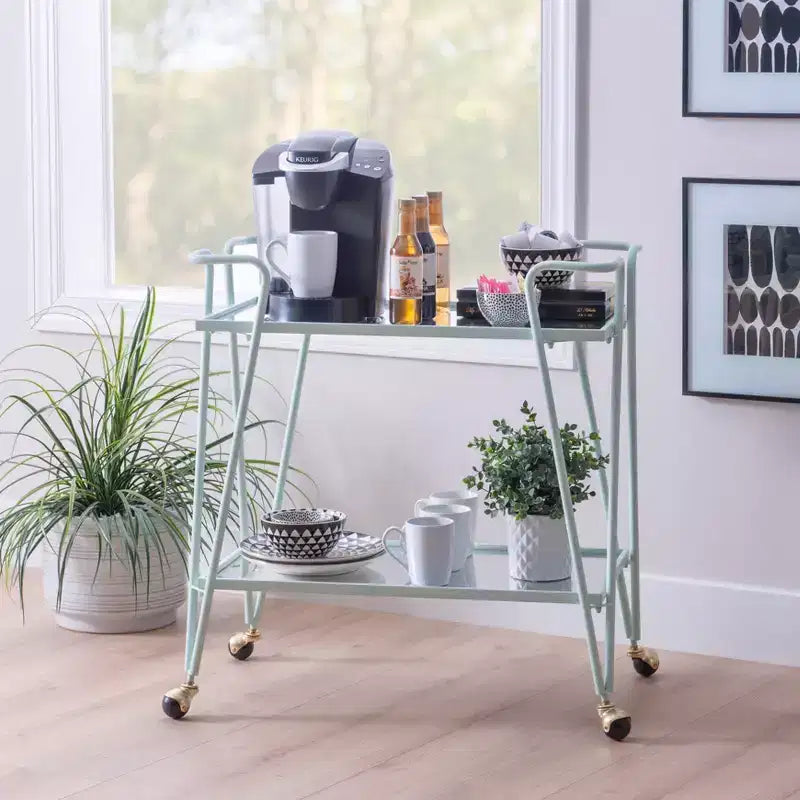 Chariot de bar Mid-Century Modern - Linon