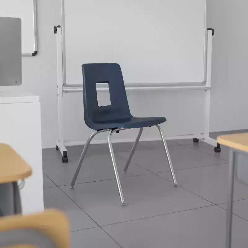 Chaise d'école empilable Flash Furniture Advantage Student - 18 pouces
