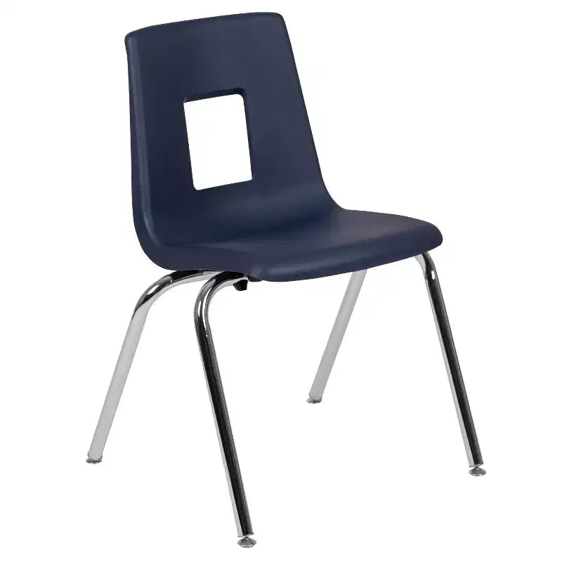 Chaise d'école empilable Flash Furniture Advantage Student - 18 pouces