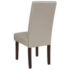 Chaises de salle à manger Parsons mi-siècle de la série Greenwich de Flash Furniture, avec panneau arrière rembourré