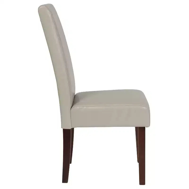 Chaises de salle à manger Parsons mi-siècle de la série Greenwich de Flash Furniture, avec panneau arrière rembourré