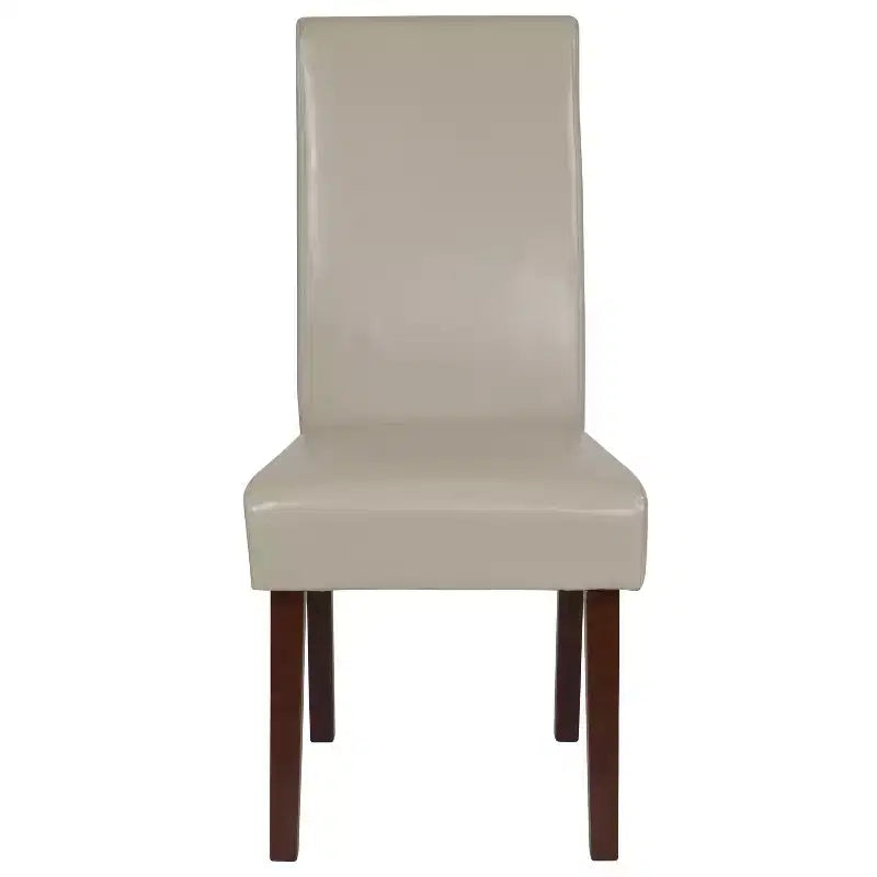 Chaises de salle à manger Parsons mi-siècle de la série Greenwich de Flash Furniture, avec panneau arrière rembourré