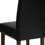 Chaises de salle à manger Parsons mi-siècle de la série Greenwich de Flash Furniture, avec panneau arrière rembourré