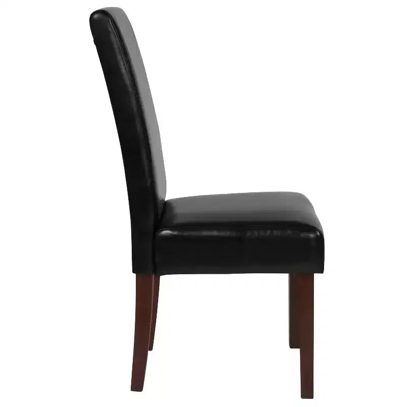 Chaises de salle à manger Parsons mi-siècle de la série Greenwich de Flash Furniture, avec panneau arrière rembourré