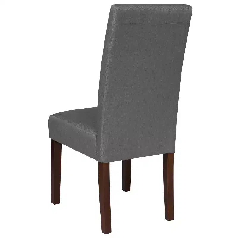 Chaises de salle à manger Parsons mi-siècle de la série Greenwich de Flash Furniture, avec panneau arrière rembourré