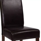 Chaises de salle à manger Parsons mi-siècle de la série Greenwich de Flash Furniture, avec panneau arrière rembourré