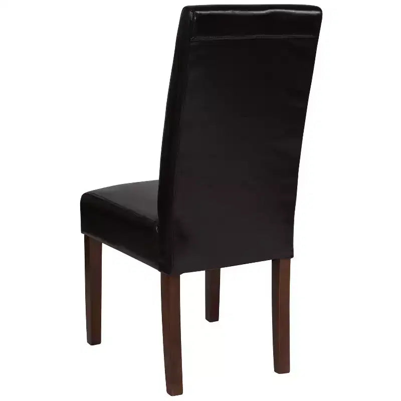 Chaises de salle à manger Parsons mi-siècle de la série Greenwich de Flash Furniture, avec panneau arrière rembourré