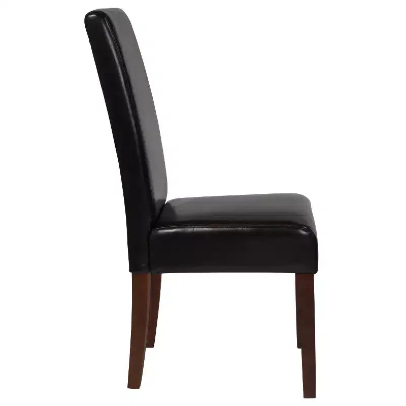 Chaises de salle à manger Parsons mi-siècle de la série Greenwich de Flash Furniture, avec panneau arrière rembourré