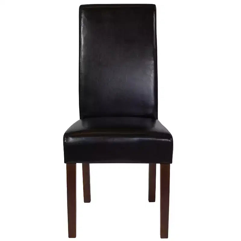 Chaises de salle à manger Parsons mi-siècle de la série Greenwich de Flash Furniture, avec panneau arrière rembourré