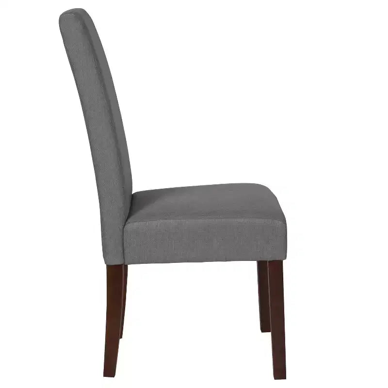 Chaises de salle à manger Parsons mi-siècle de la série Greenwich de Flash Furniture, avec panneau arrière rembourré
