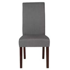 Chaises de salle à manger Parsons mi-siècle de la série Greenwich de Flash Furniture, avec panneau arrière rembourré