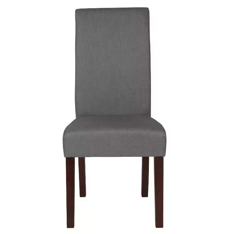 Chaises de salle à manger Parsons mi-siècle de la série Greenwich de Flash Furniture, avec panneau arrière rembourré