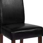 Chaises de salle à manger Parsons mi-siècle de la série Greenwich de Flash Furniture, avec panneau arrière rembourré