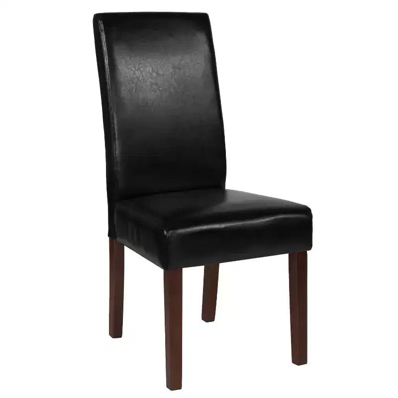 Chaises de salle à manger Parsons mi-siècle de la série Greenwich de Flash Furniture, avec panneau arrière rembourré