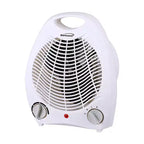 Brentwood 1500 watt 2 in 1 Fan Heater in White