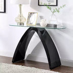 Table console Gummerton à dessus en verre - miBasics