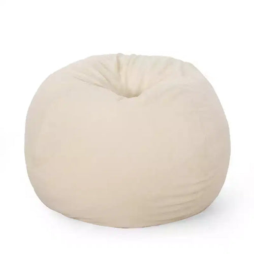 5' Newalla Modern Shearling Bean Bag - Christopher Knight Home
