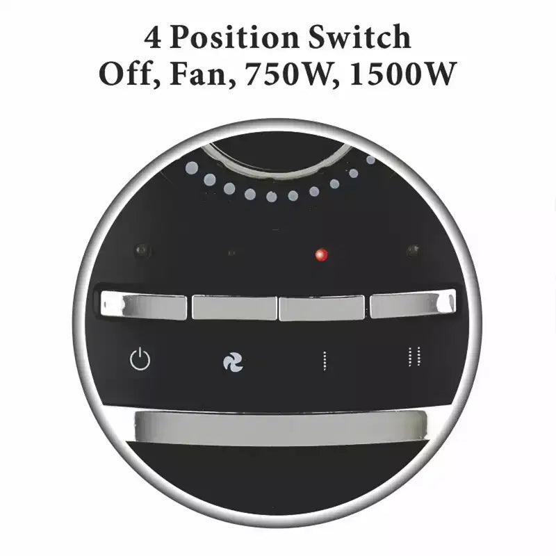 Chauffage en céramique portable Optimus 360 Surround avec thermostat