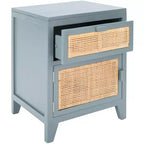 Table de chevet Devon à 1 tiroir et 1 porte - NST4002 - Safavieh