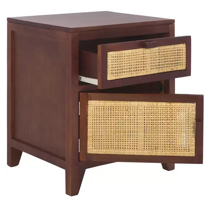 Table de chevet Devon à 1 tiroir et 1 porte - NST4002 - Safavieh