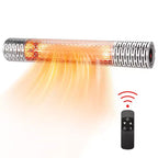 Costway 1500W Wall-Mounted Infrared Heater Indoor & Outdoor Electric Heater With Remote